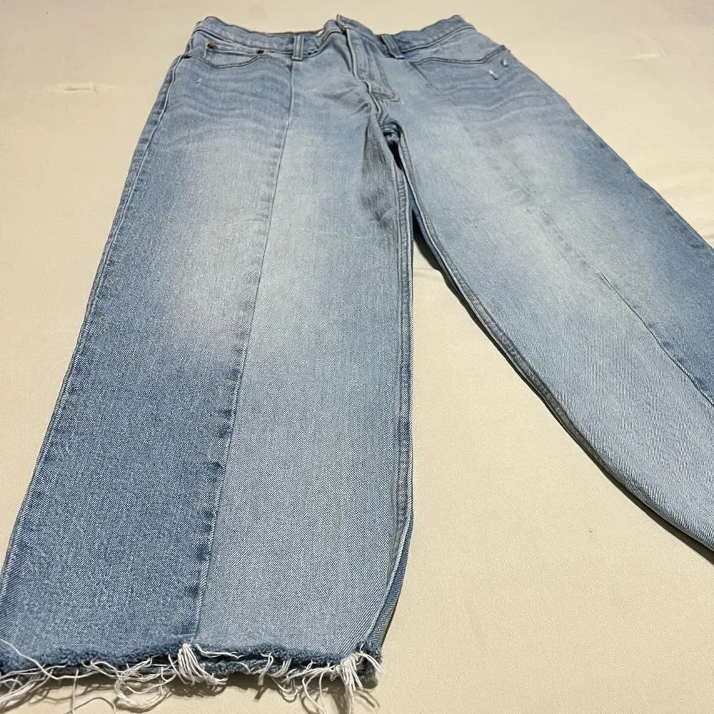 Abercrombie & Fitch Blue Ankle Cropped Jeans - Picture 4 of 12
